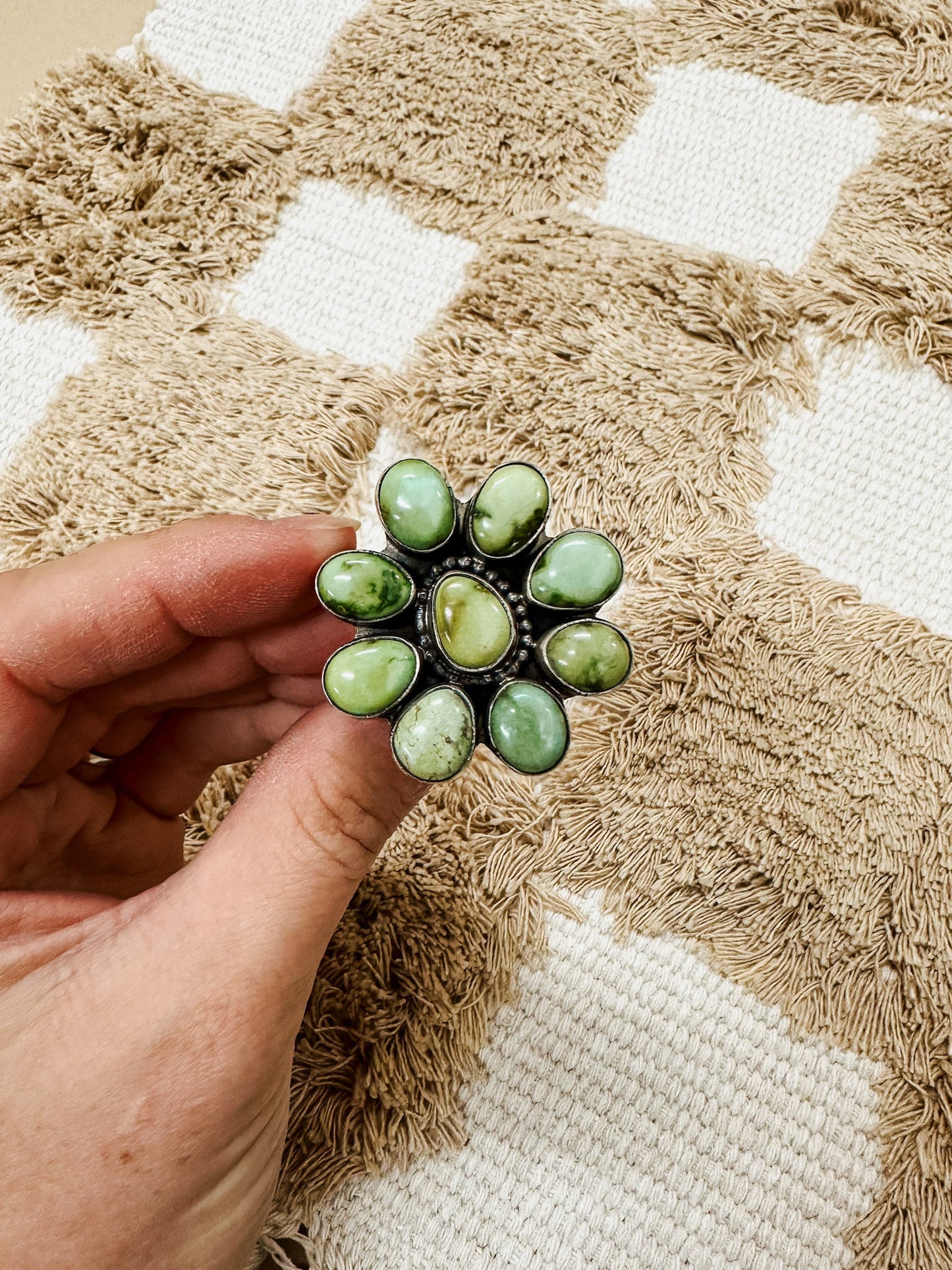 Hazel Turquoise Cluster Ring