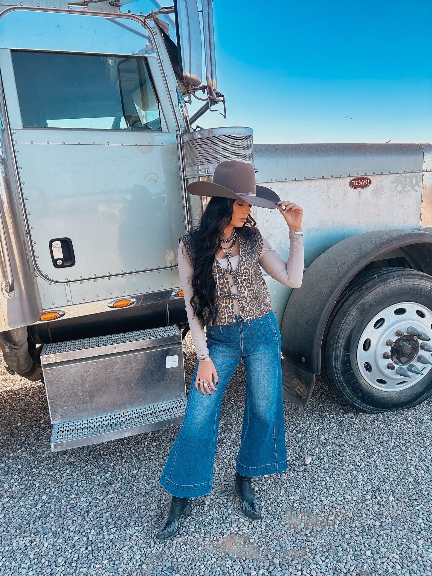 The Charli Leopard Top