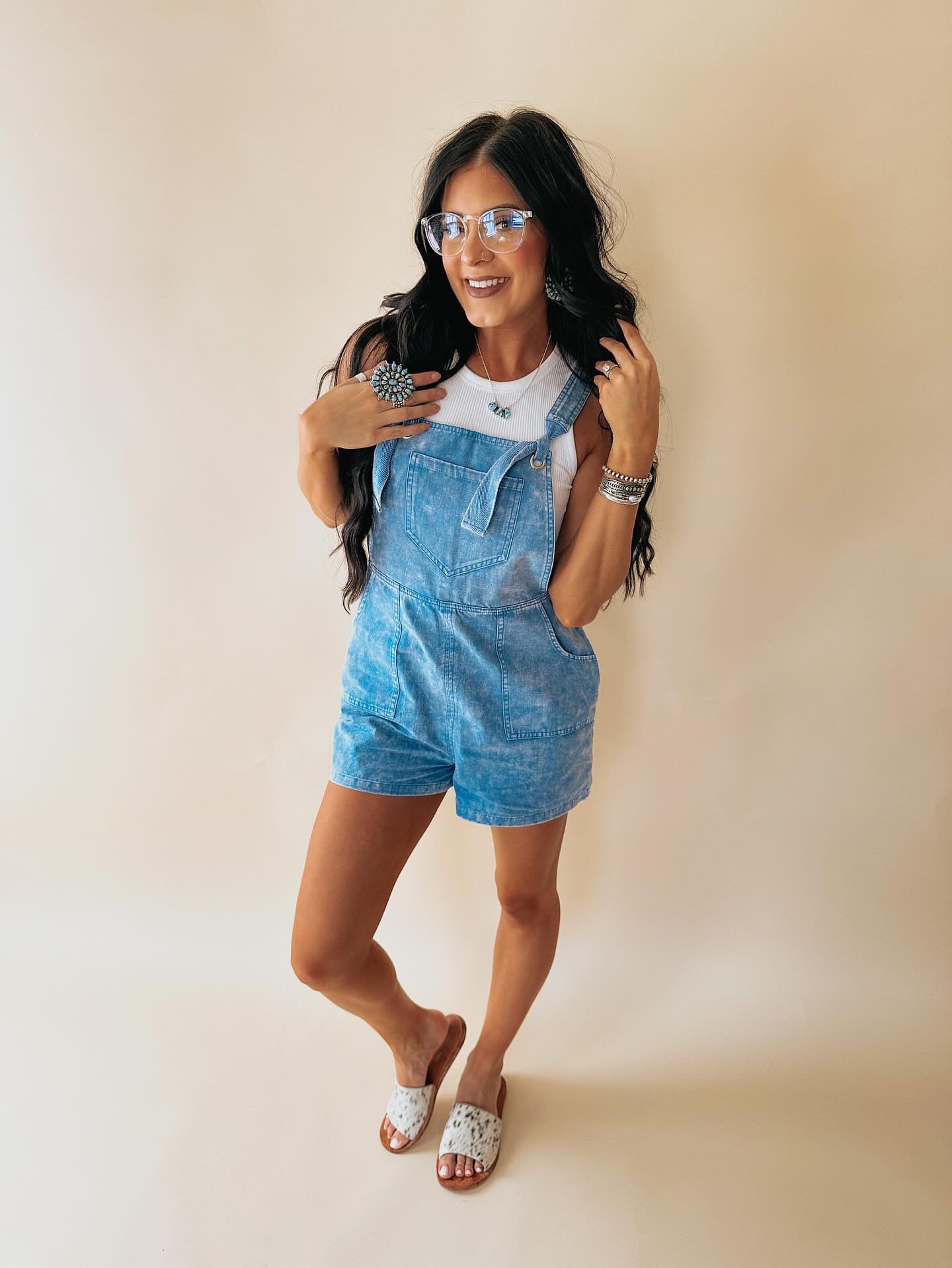 The Denim Romper