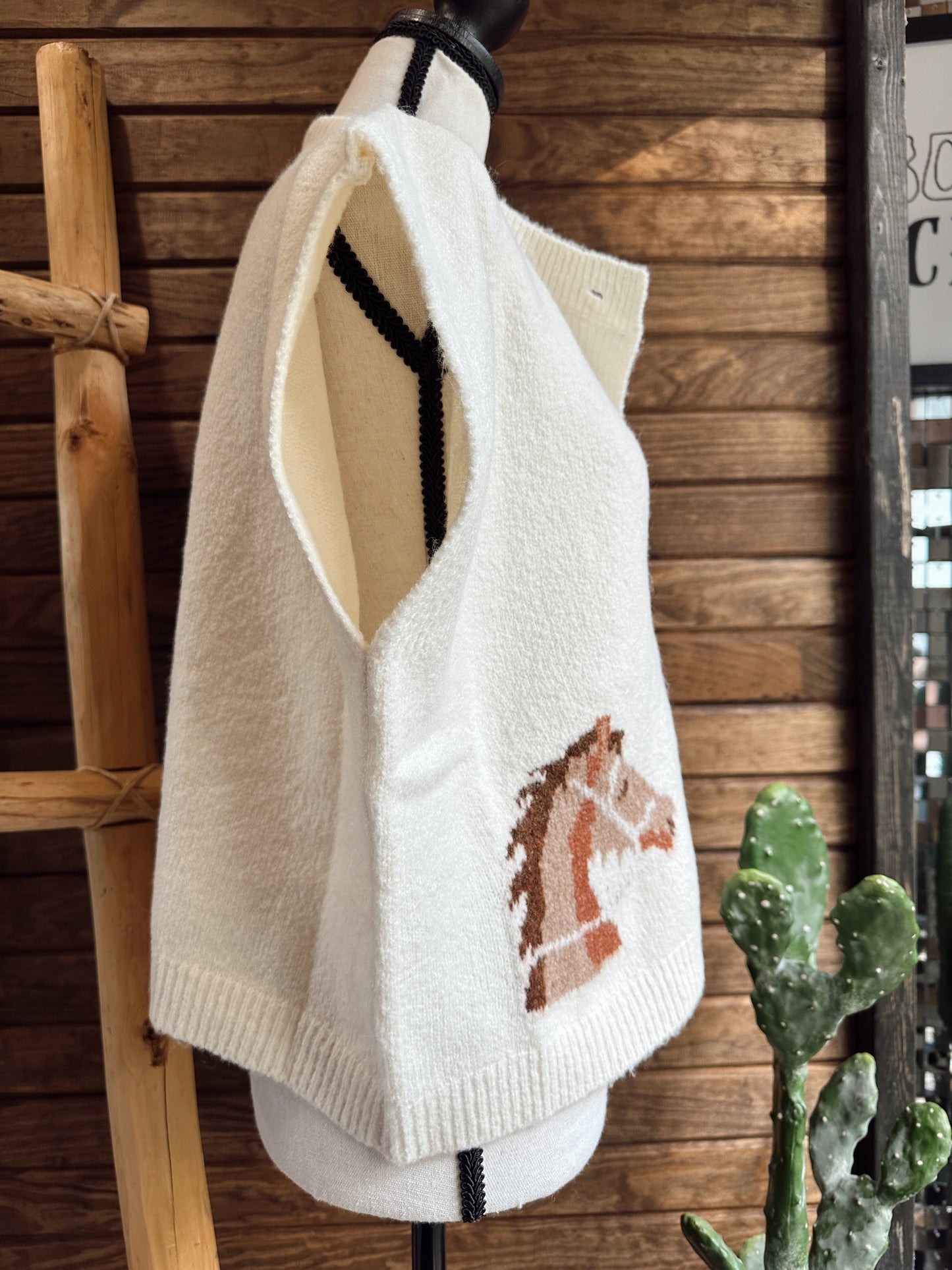 The Pony Sleeveless Cardigan
