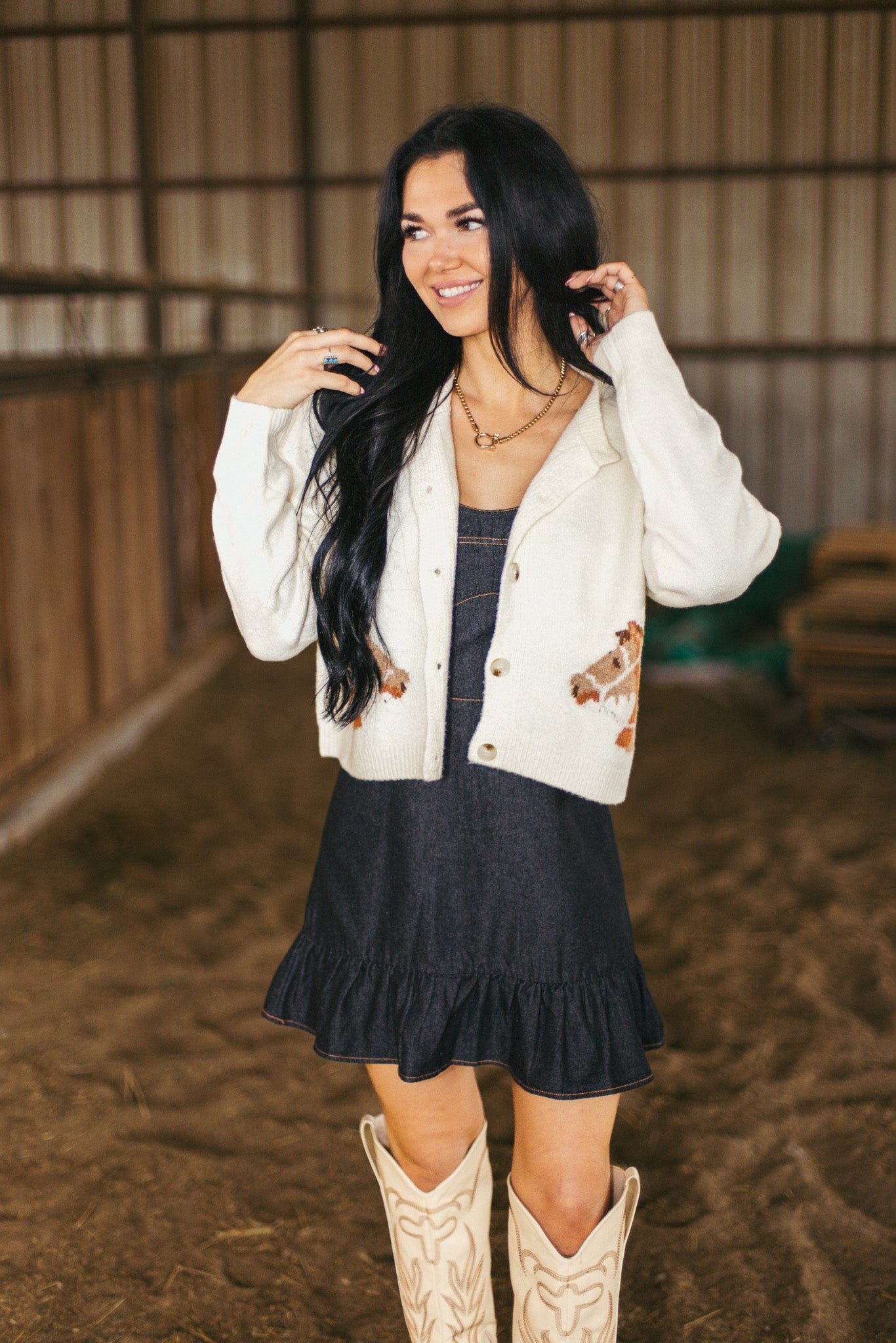 The Vintage Equestrian Cardigan