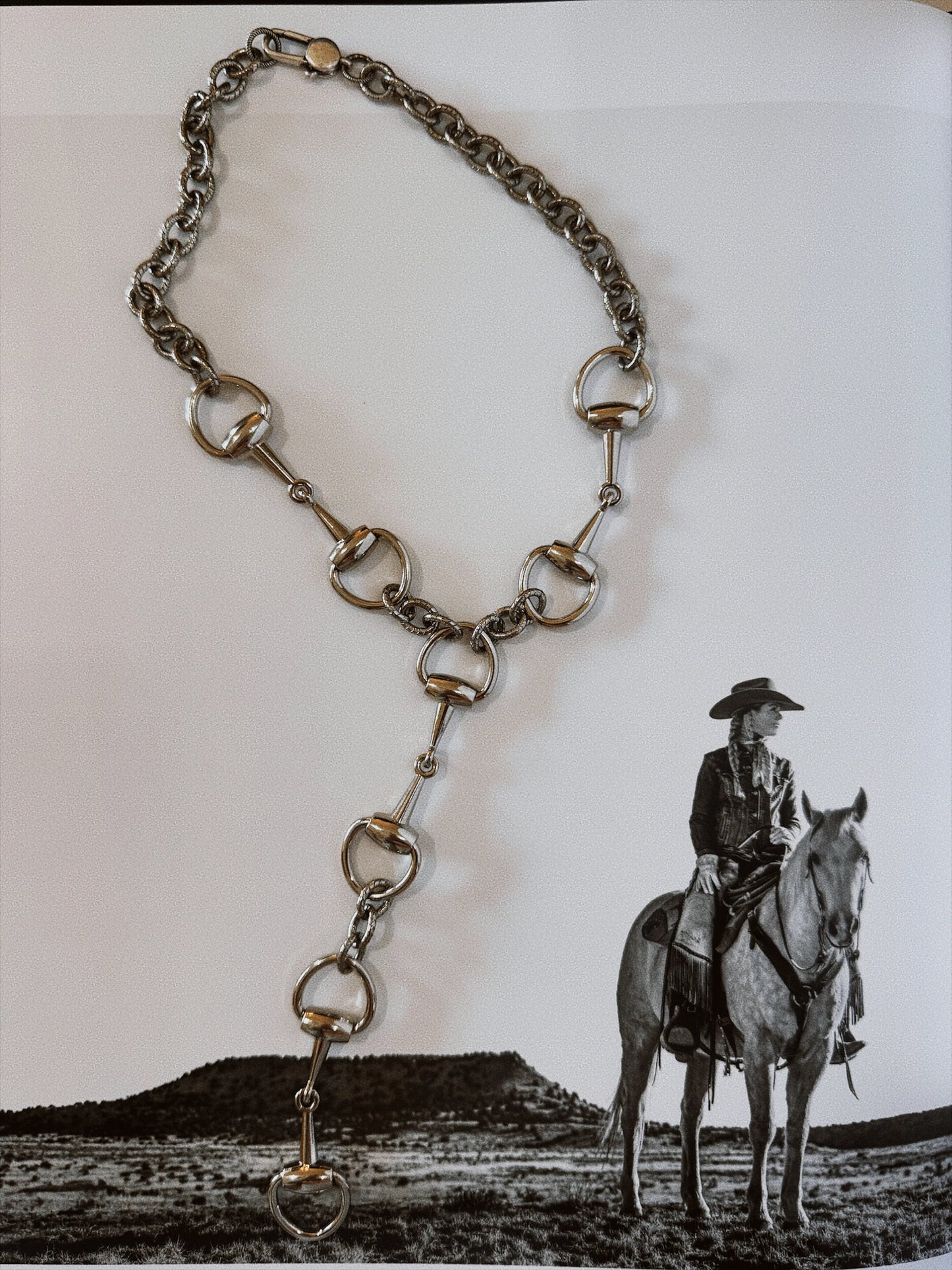 The Xtra Bitty Lariat - Silver