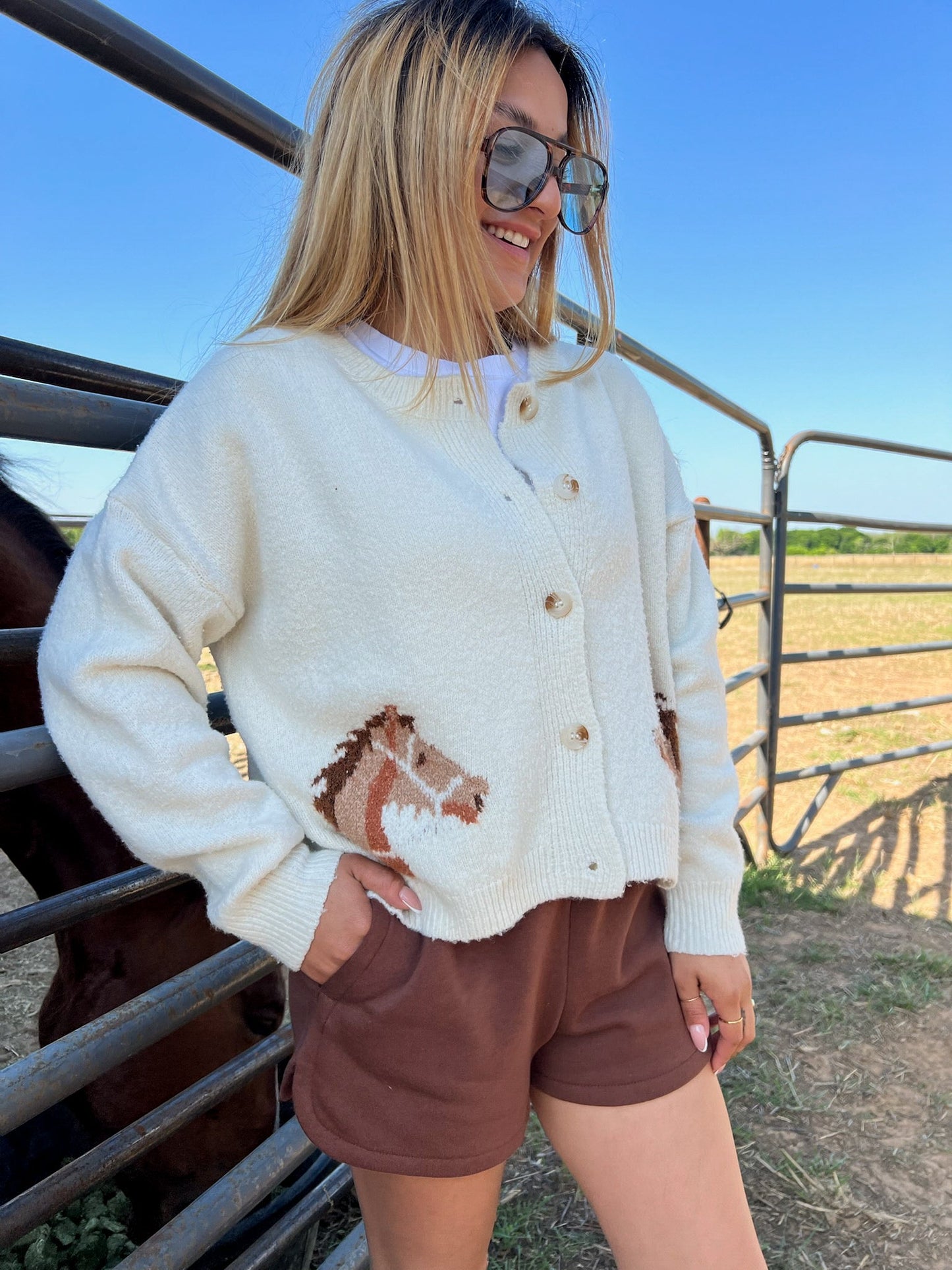 The Vintage Equestrian Cardigan