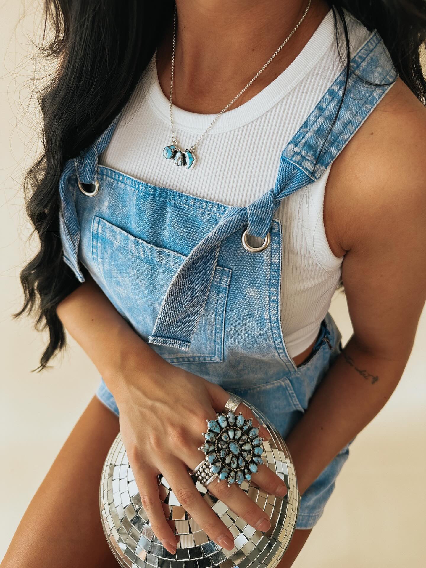 The Denim Romper