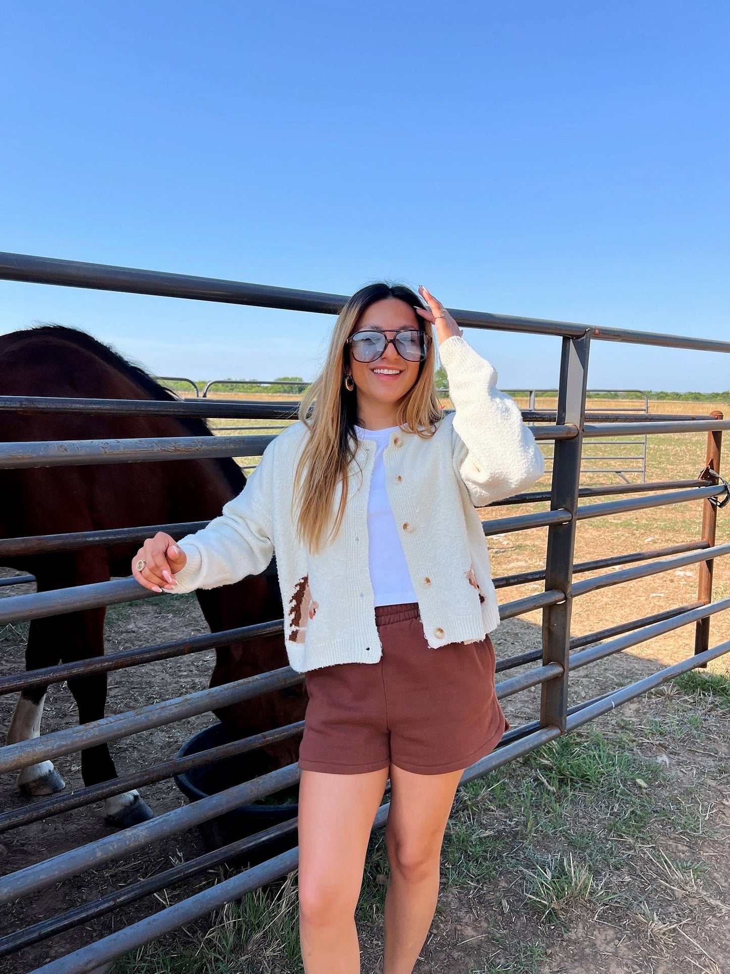 The Vintage Equestrian Cardigan