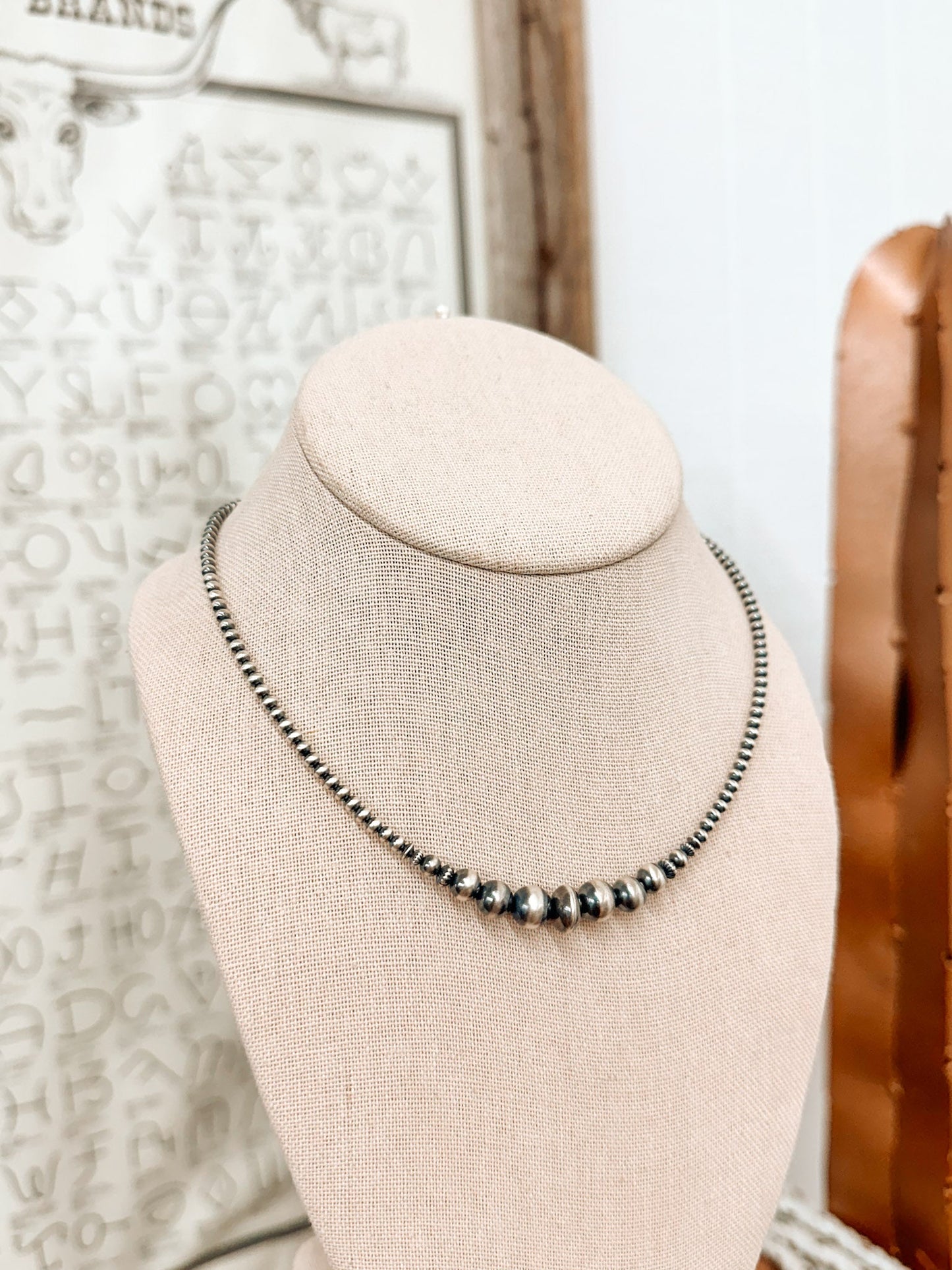 Graduated Navajo Pearl Necklace