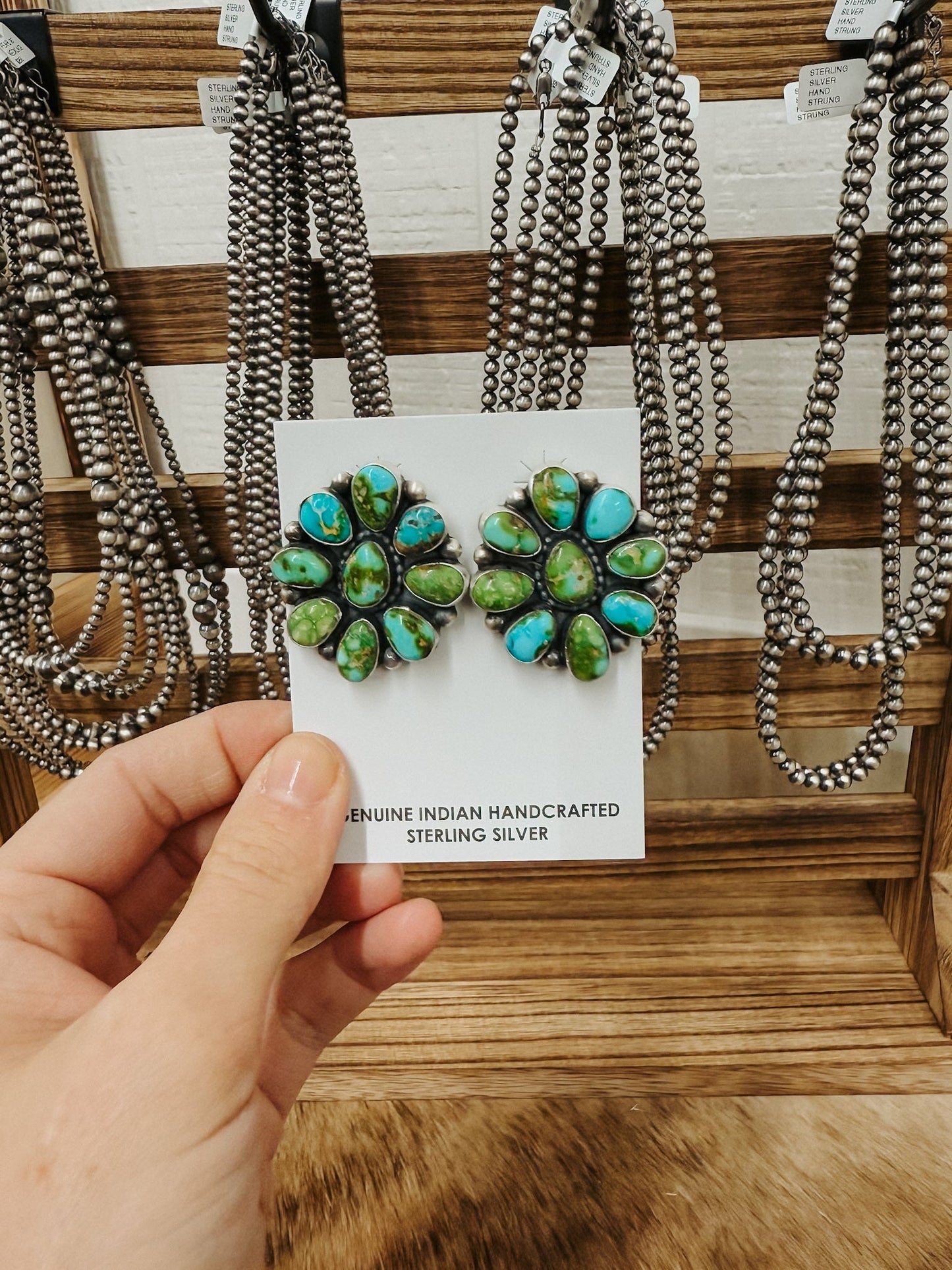 Sonoran Gold Cluster Earrings #2