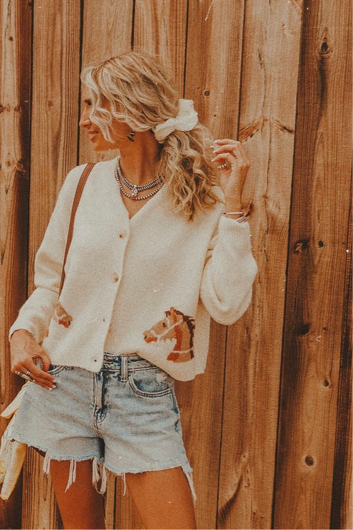 The Vintage Equestrian Cardigan