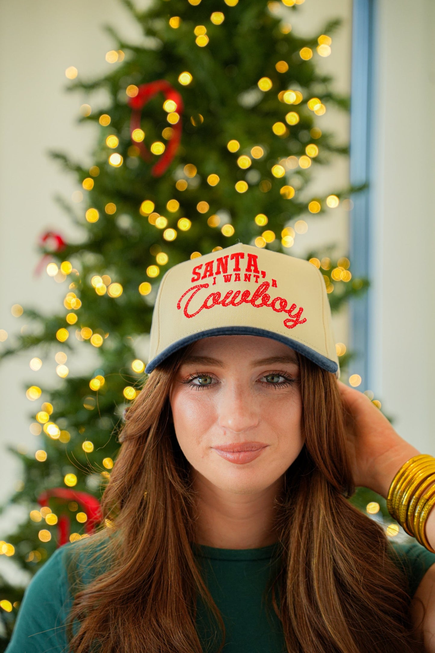 SANTA, I WANT A COWBOY CANVAS CAP