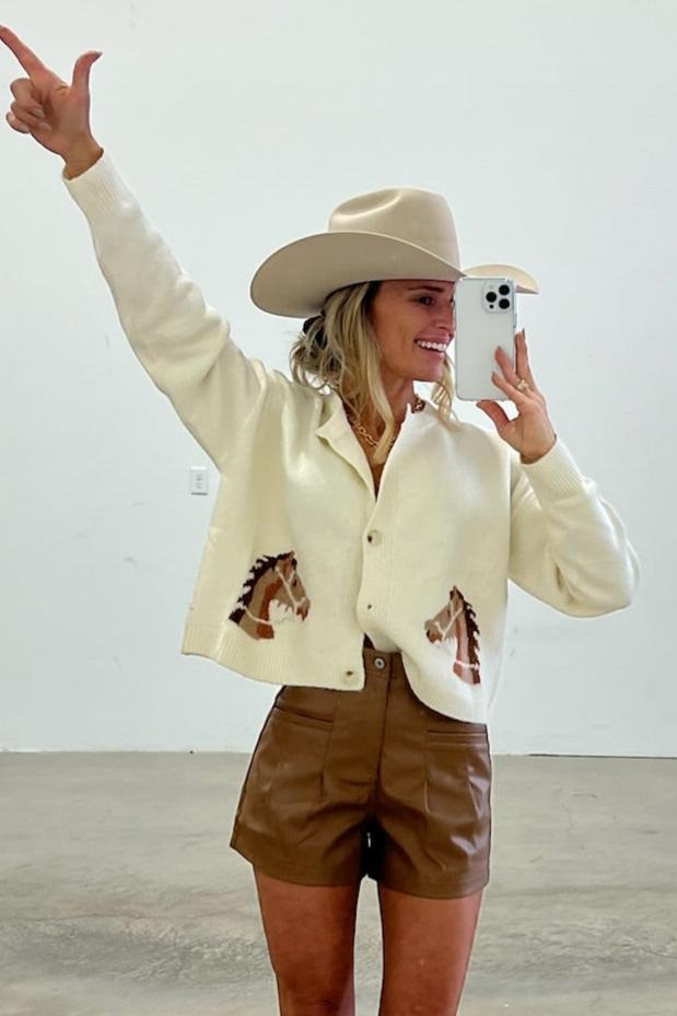 The Vintage Equestrian Cardigan