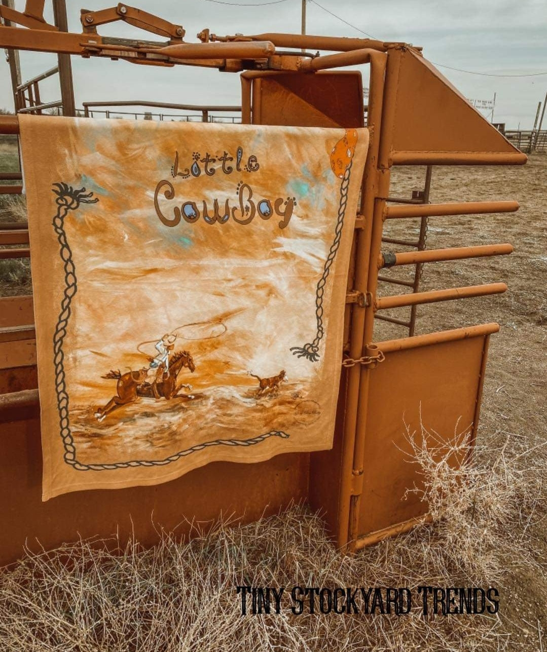 Wranglin' Cowboy Blanket