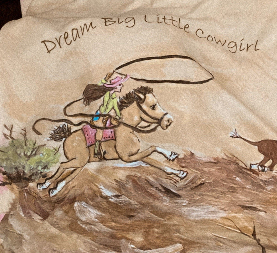 Wranglin' Cowgirl Blanket