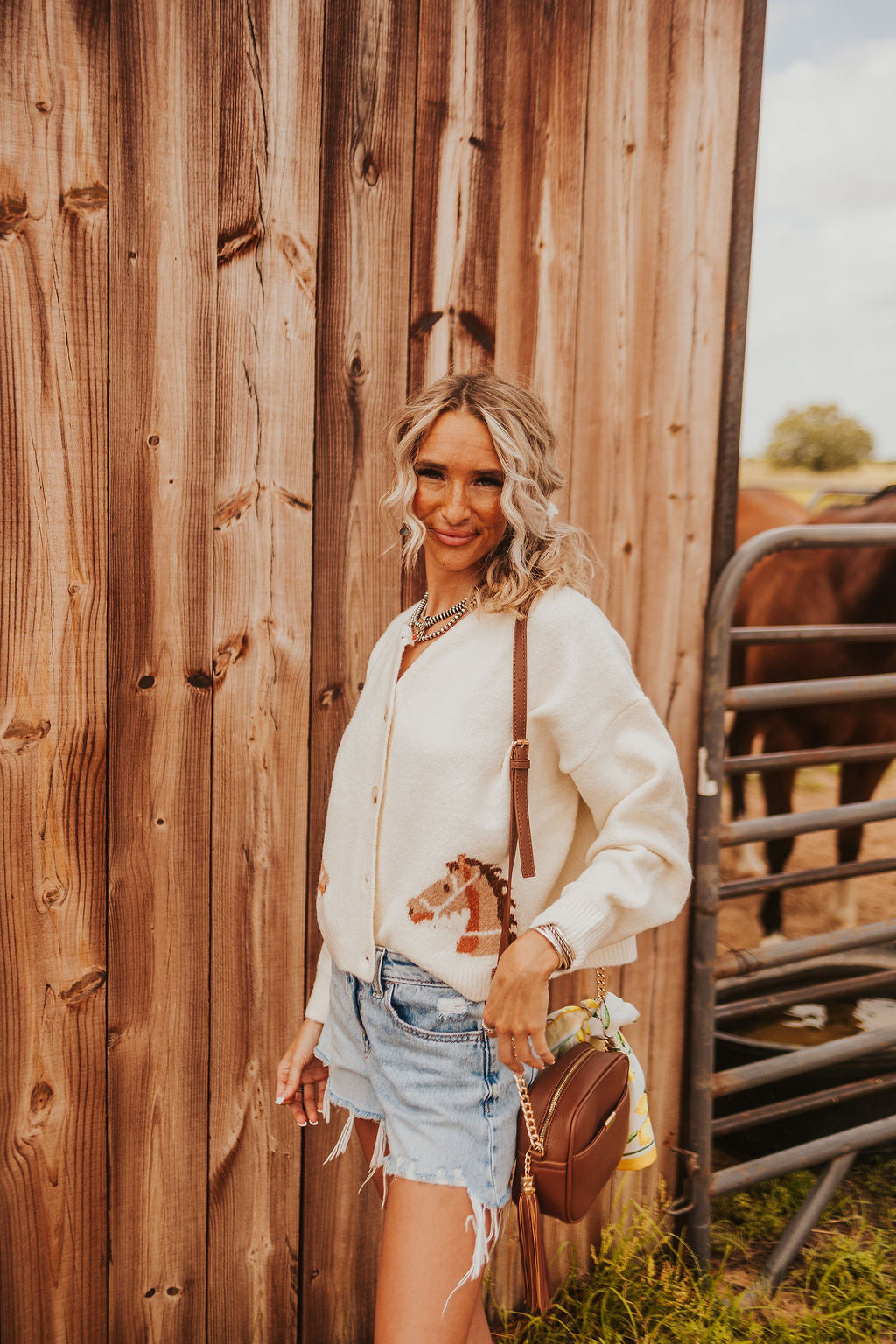 The Vintage Equestrian Cardigan