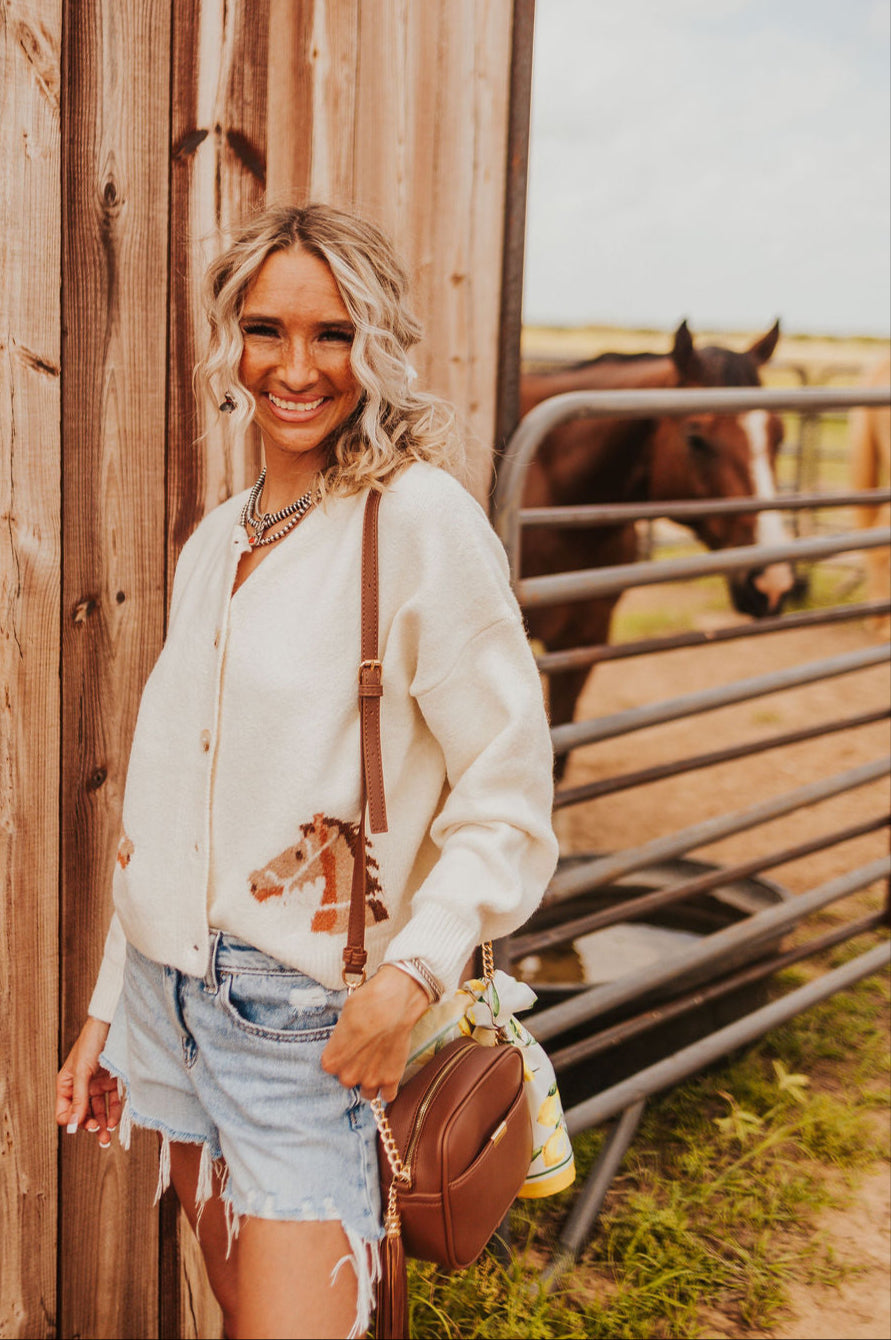The Vintage Equestrian Cardigan