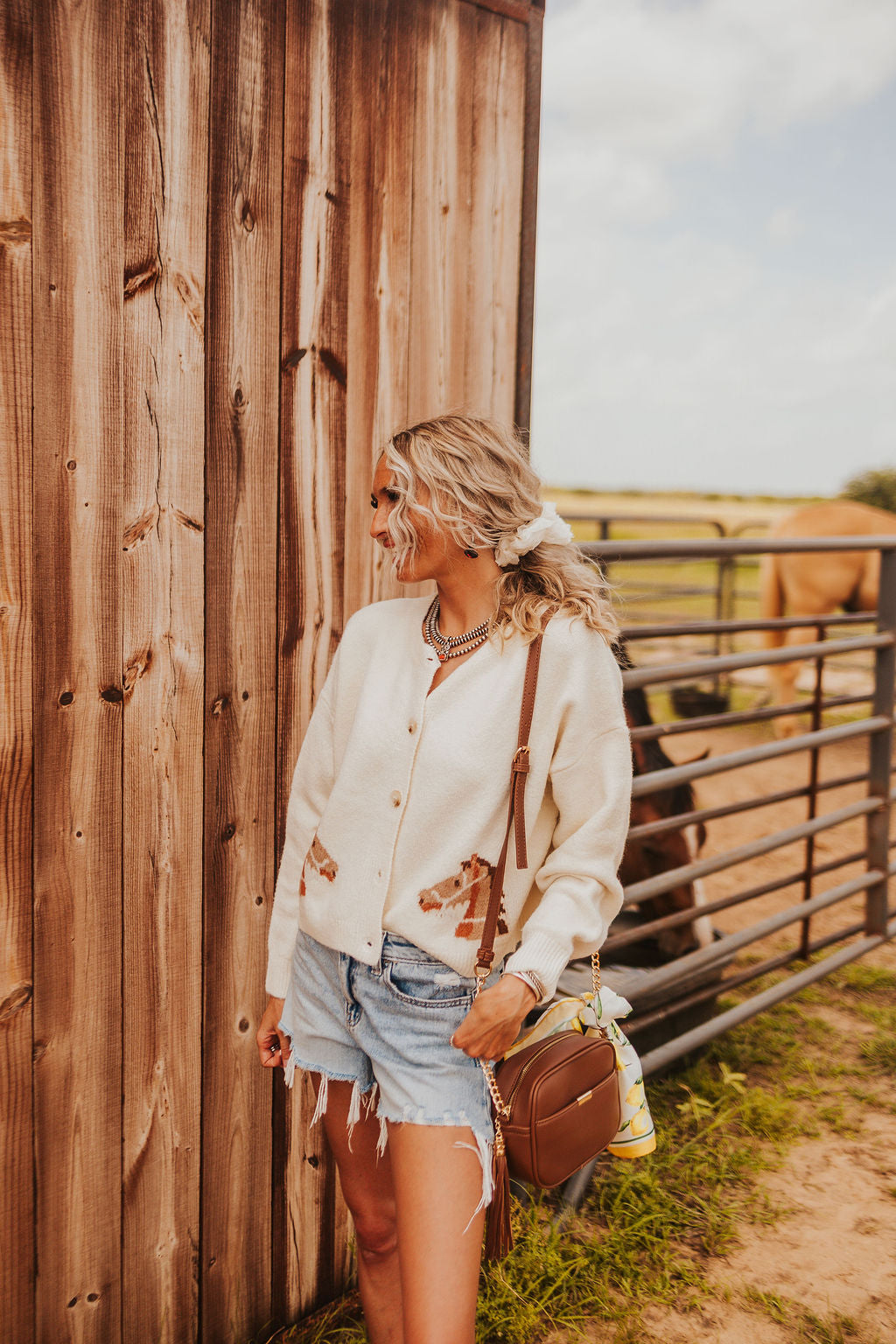 The Vintage Equestrian Cardigan