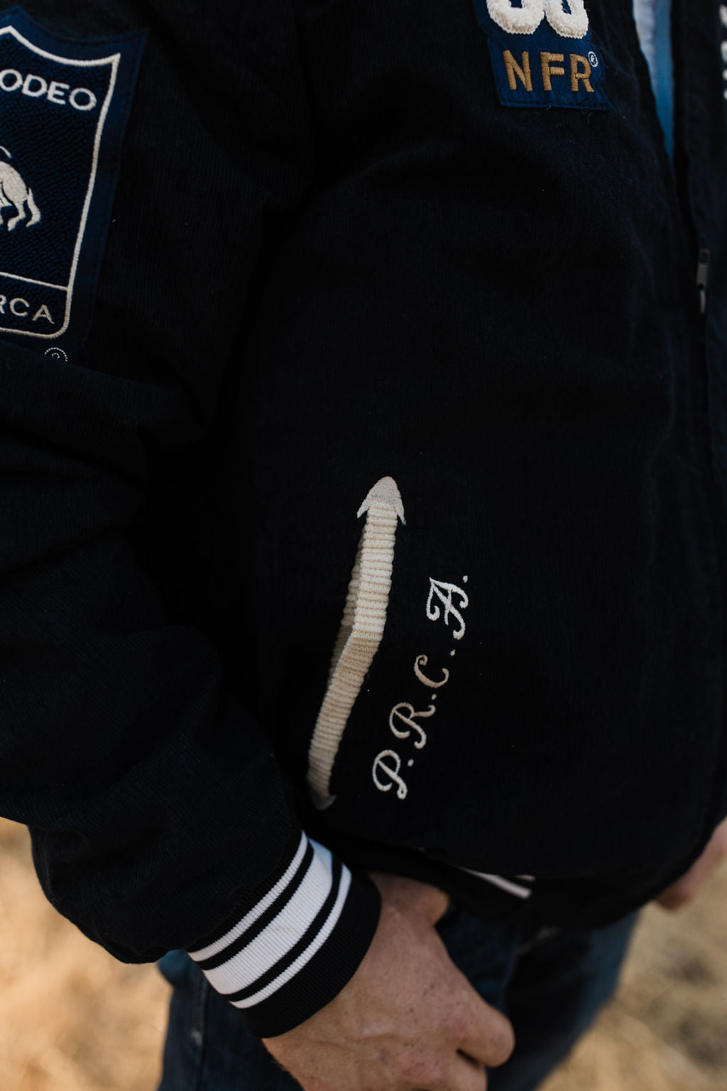 Vintage NFR Corduroy Bomber