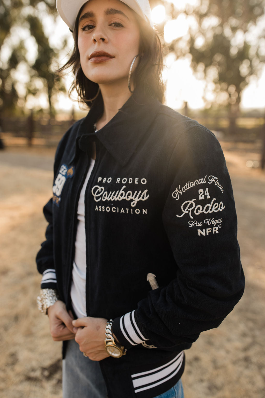 Vintage NFR Corduroy Bomber