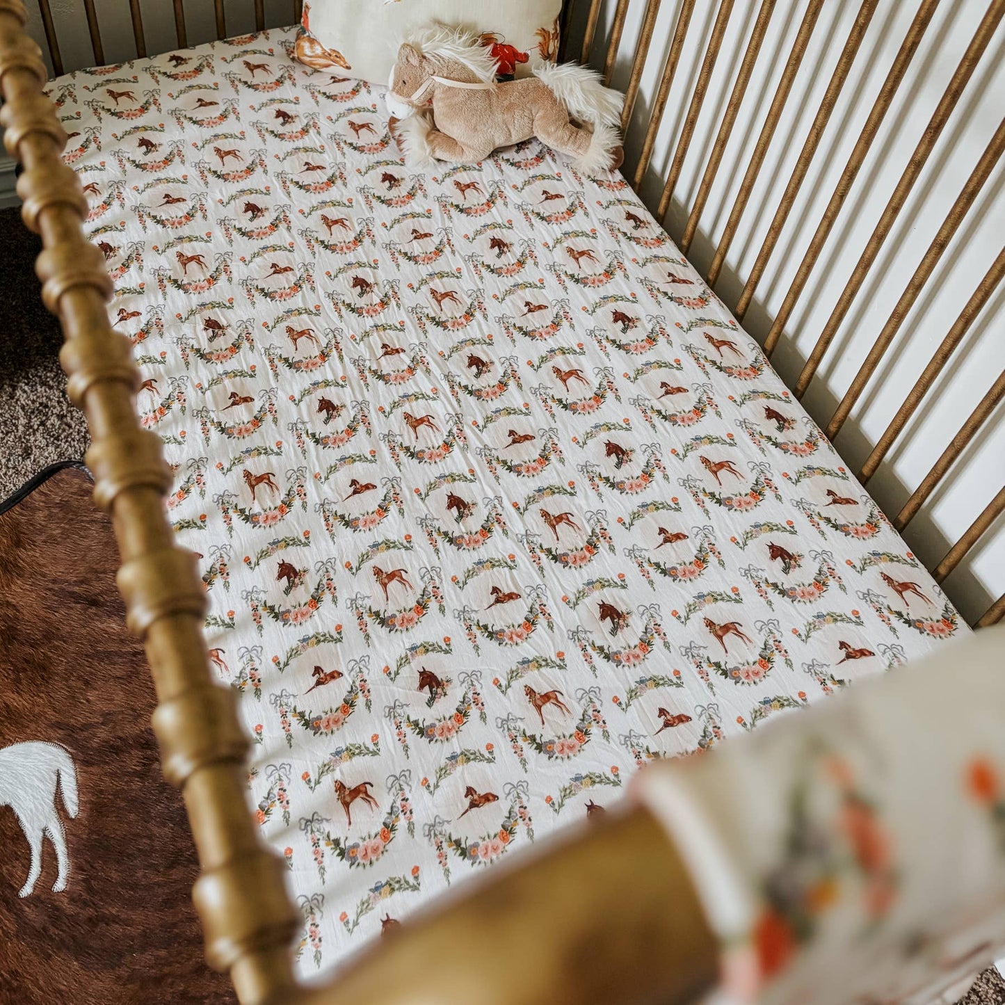 Filly Crib Sheet