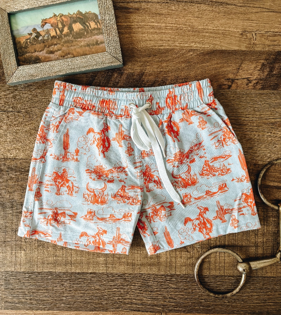 On the Plains Swim Trunks