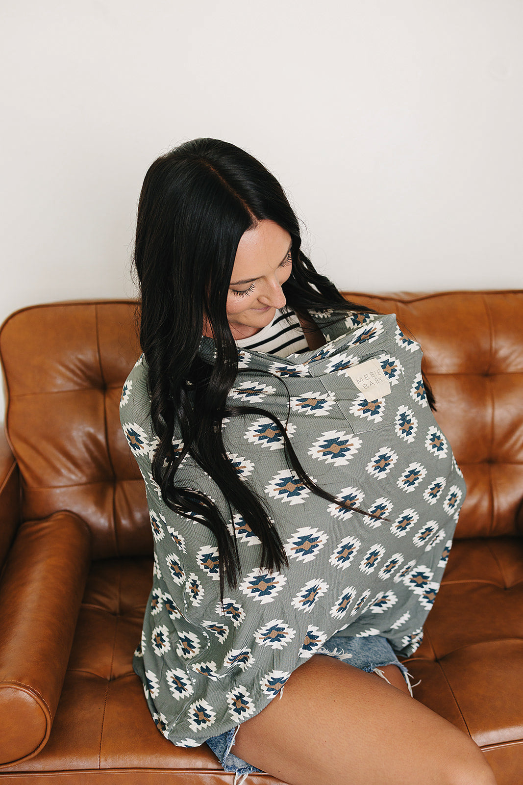 Southwest Aztec Ribbed Bamboo Multi-Use Cover