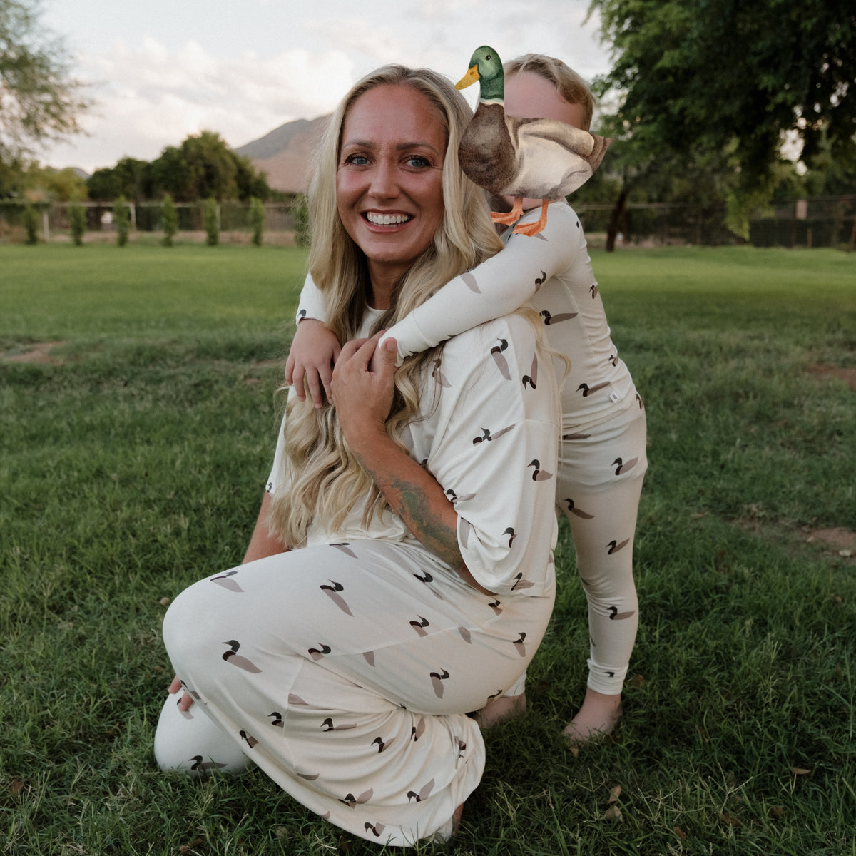 Bamboo Two Piece Pajamas | Mallard