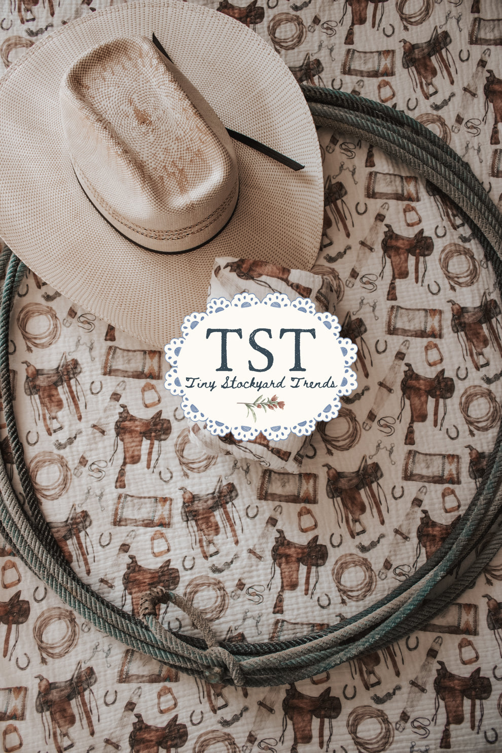Tack Room Crib Sheet