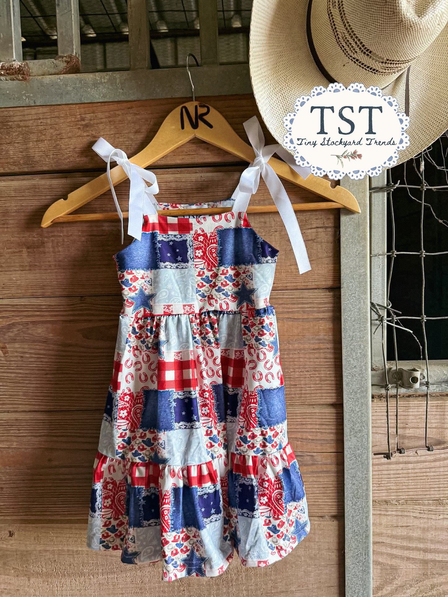 Patriotic Patchwork Dress