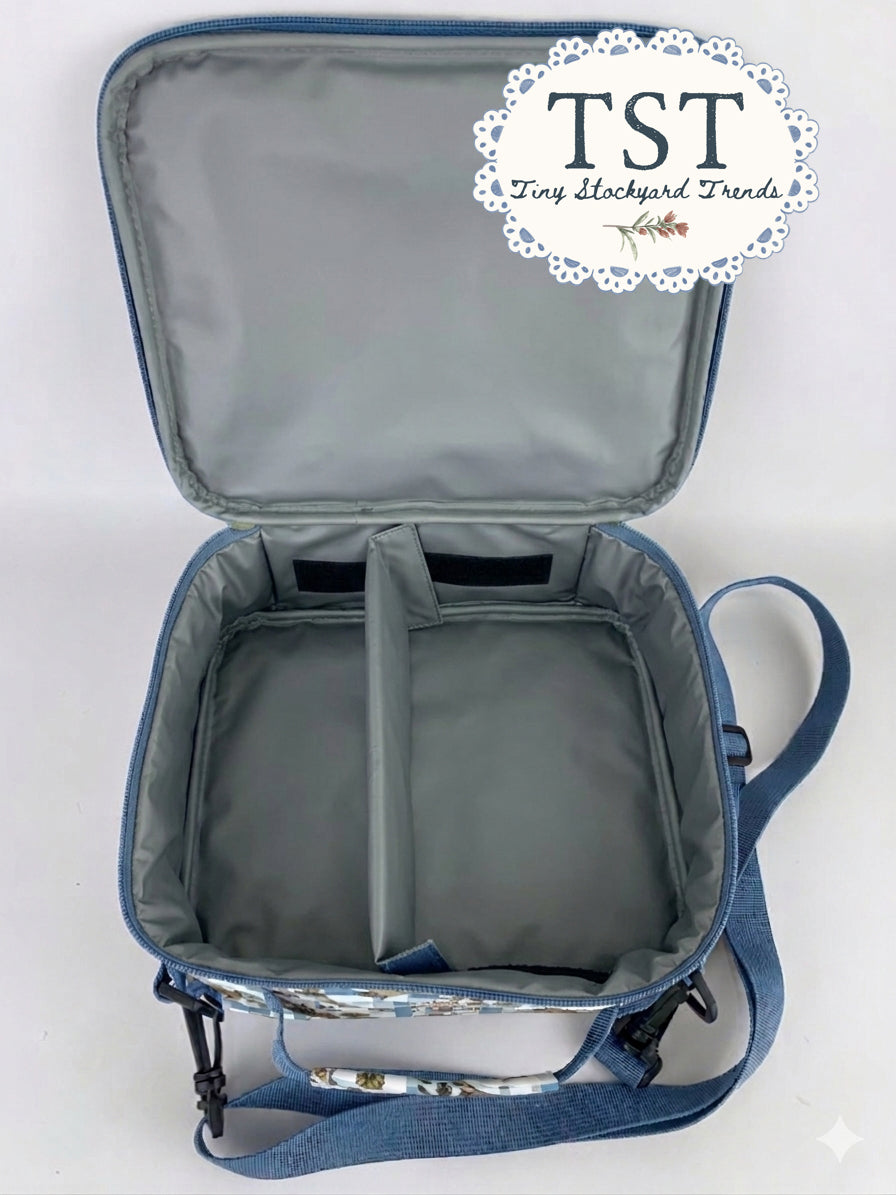 Vintage Blues Backpack & Lunch Box
