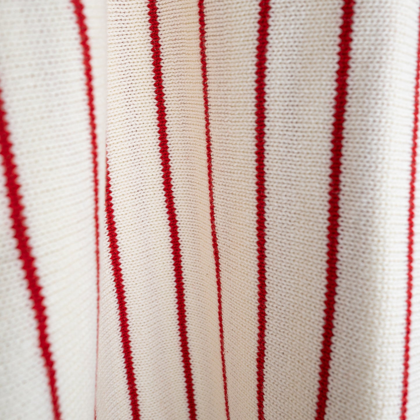 Knit Ruffle Romper | Picnic Pinstripe