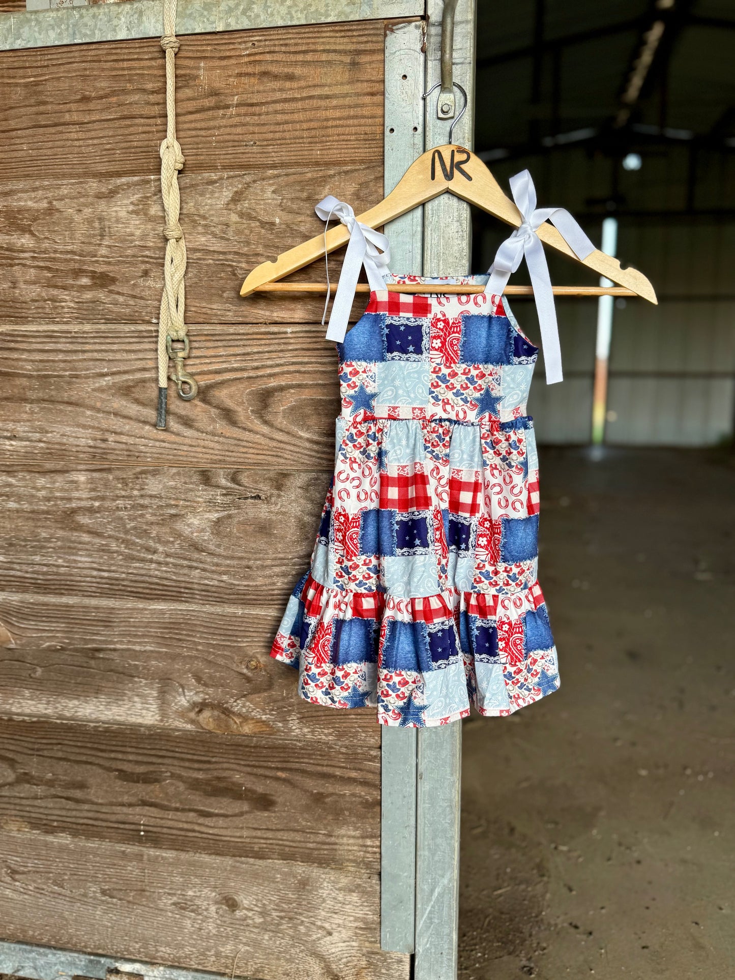 Patriotic Patchwork Dress
