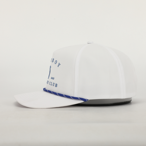 Golfer Roped Hat White