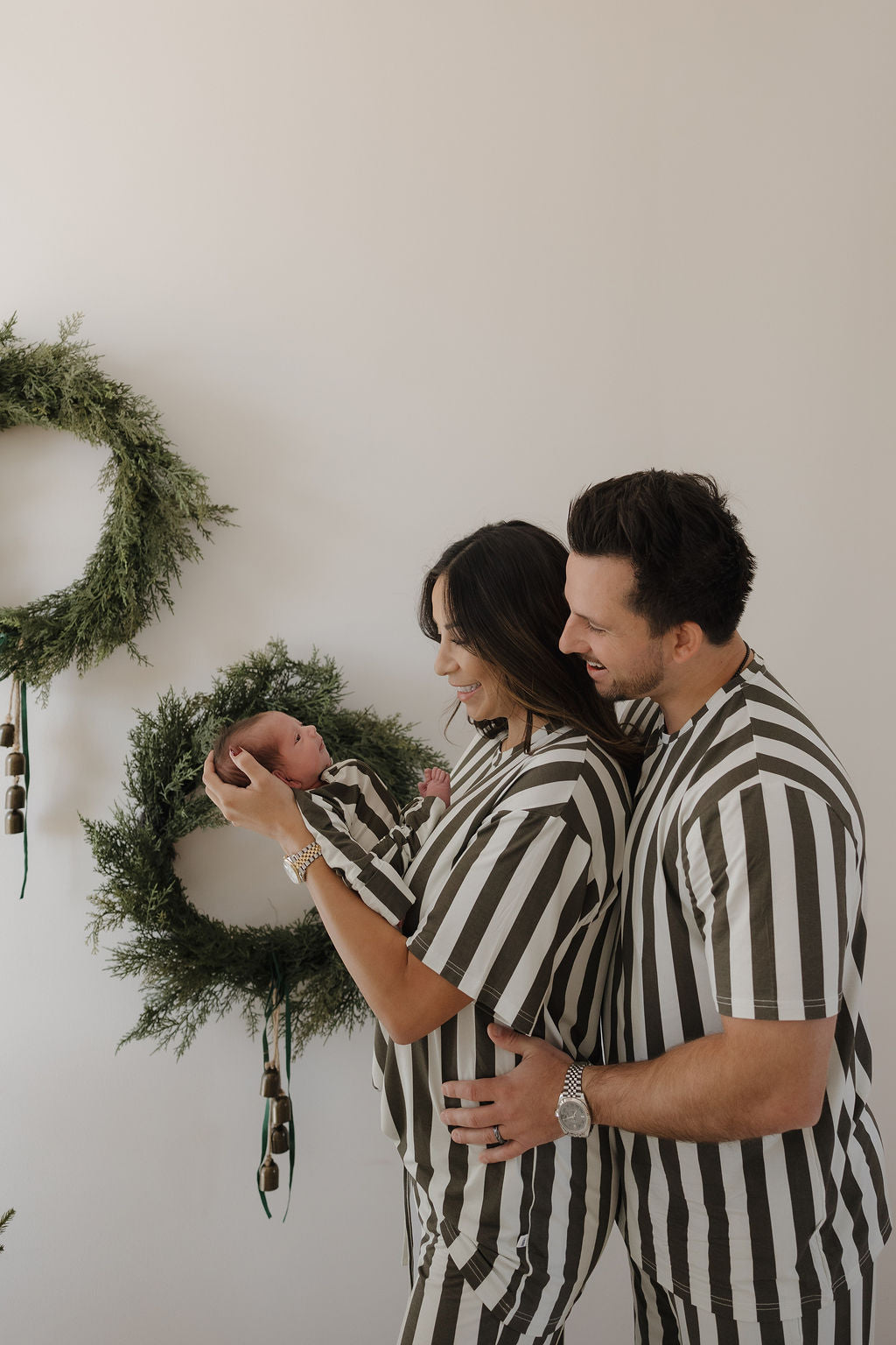 Bamboo Zip Pajamas | Fireside Stripe