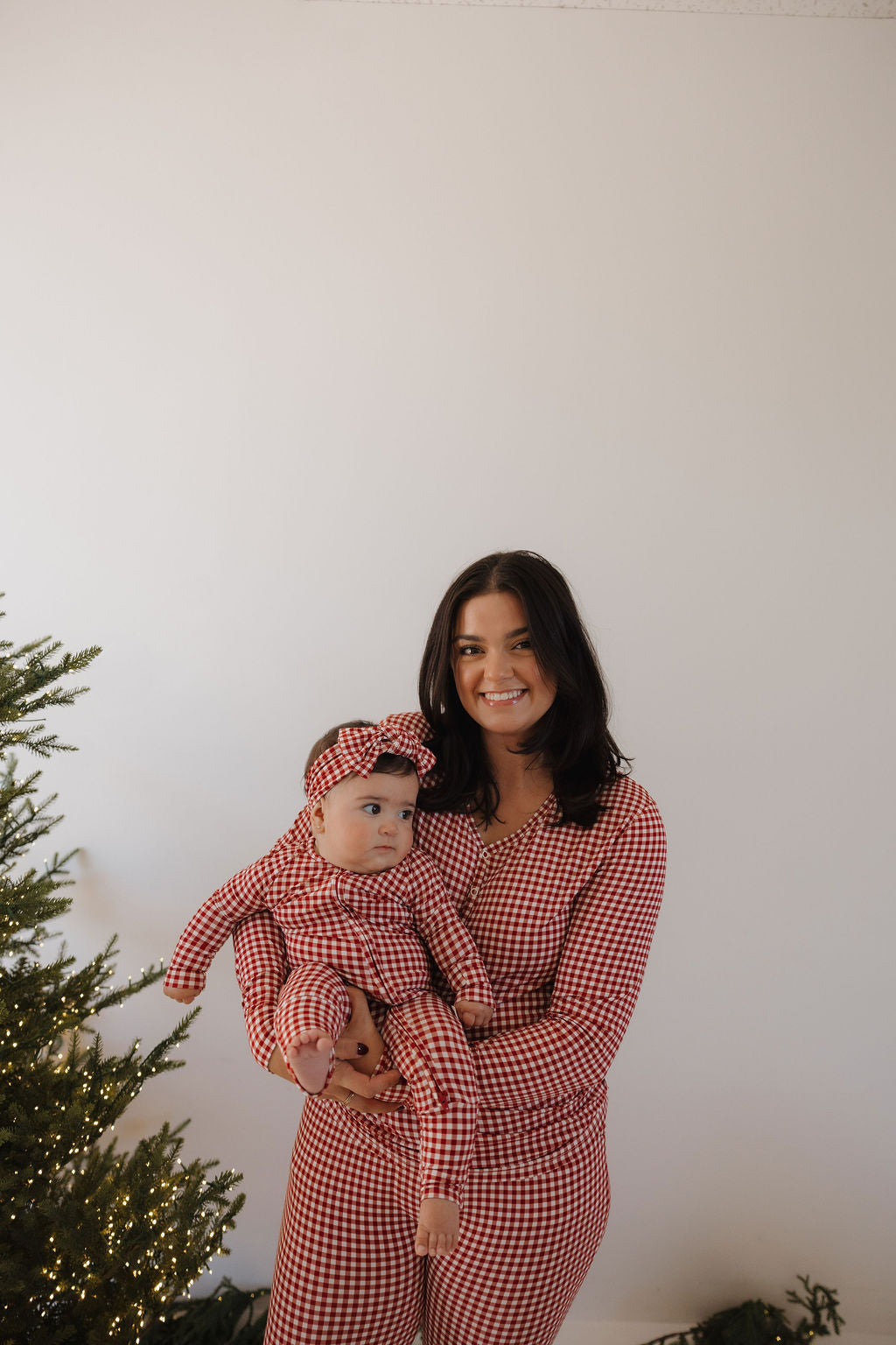 Women's Bamboo Pajamas | Red Gingham