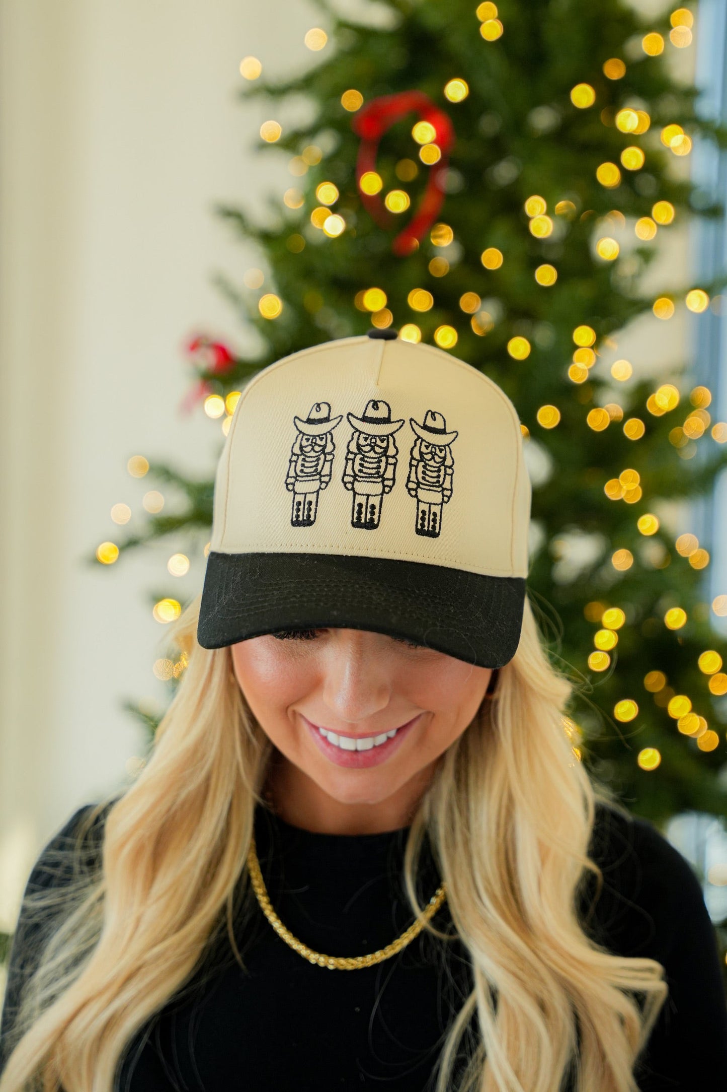 COWBOY NUTCRACKER CANVAS CAP