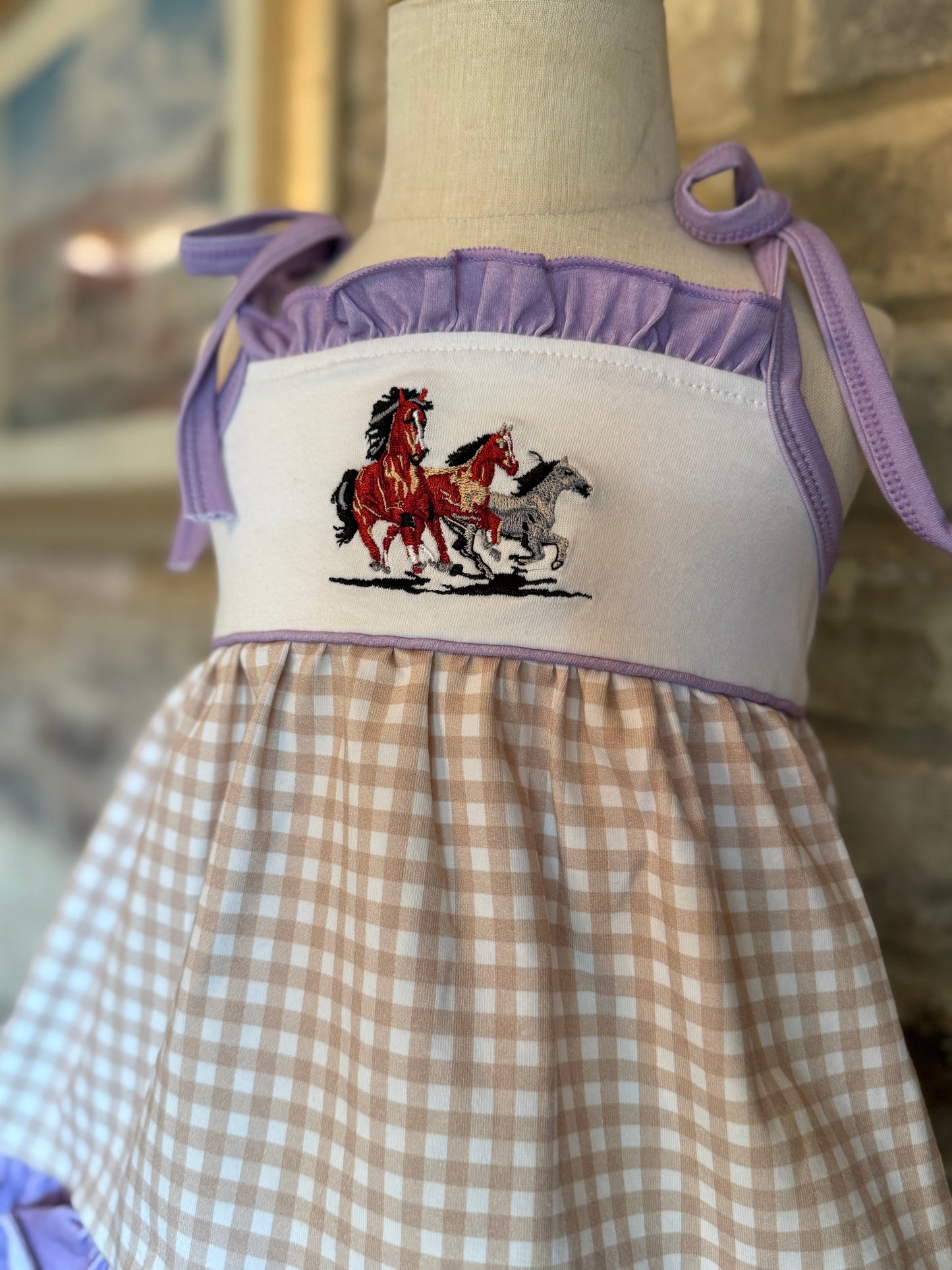 Embroidered Horses Set