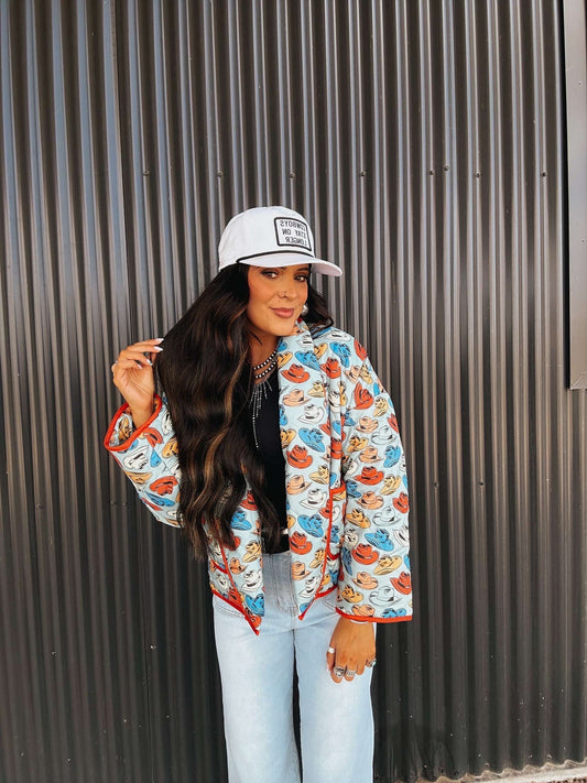 The Cowboy Hat Quilted Jacket