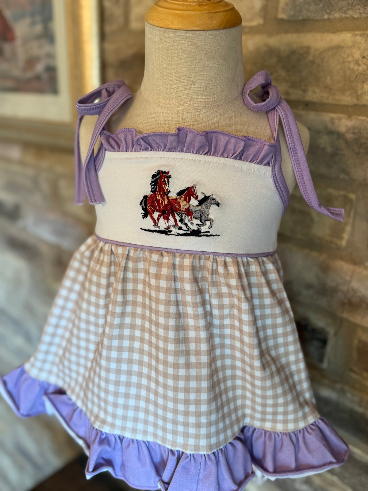Embroidered Horses Set