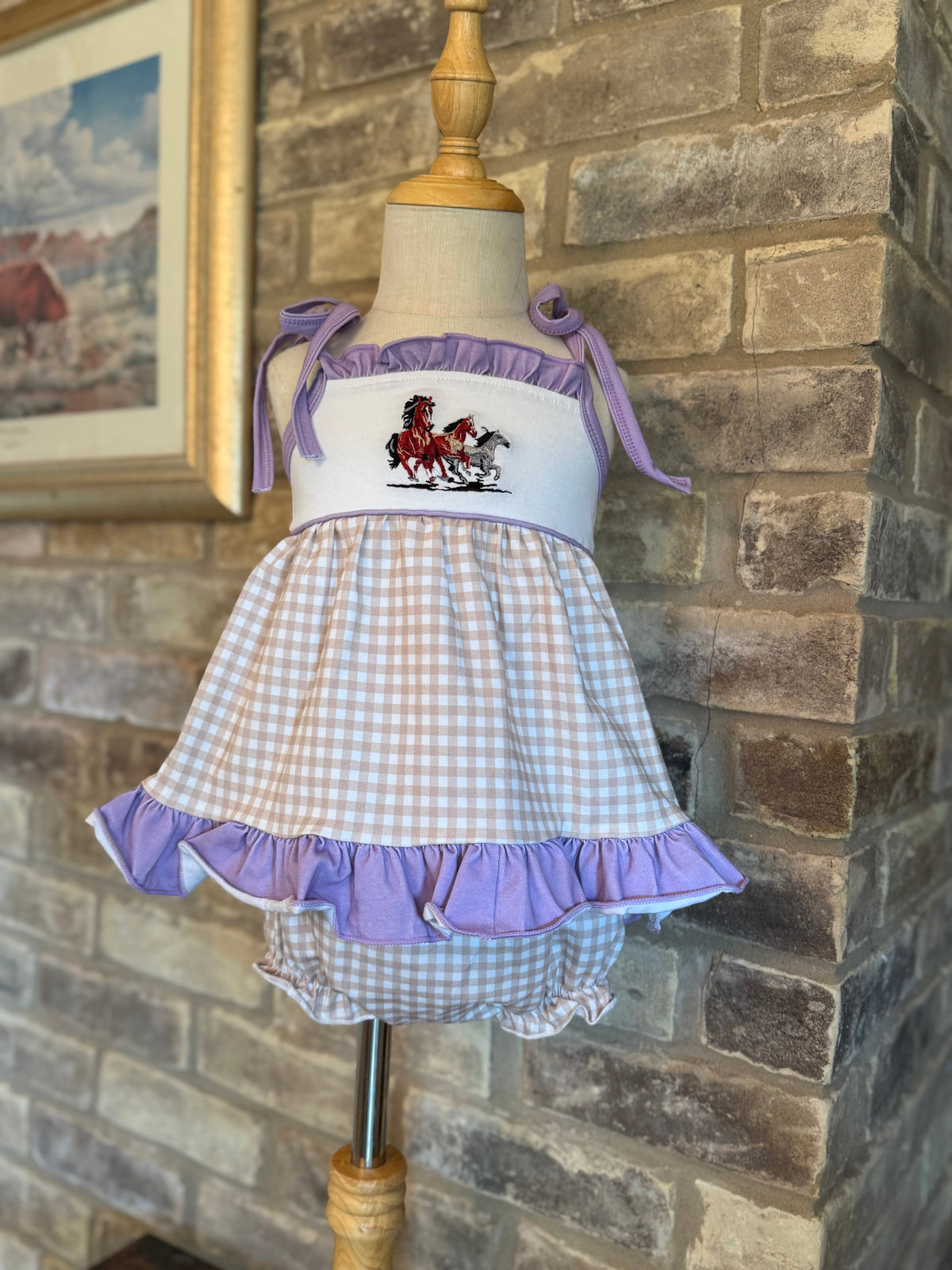Embroidered Horses Set