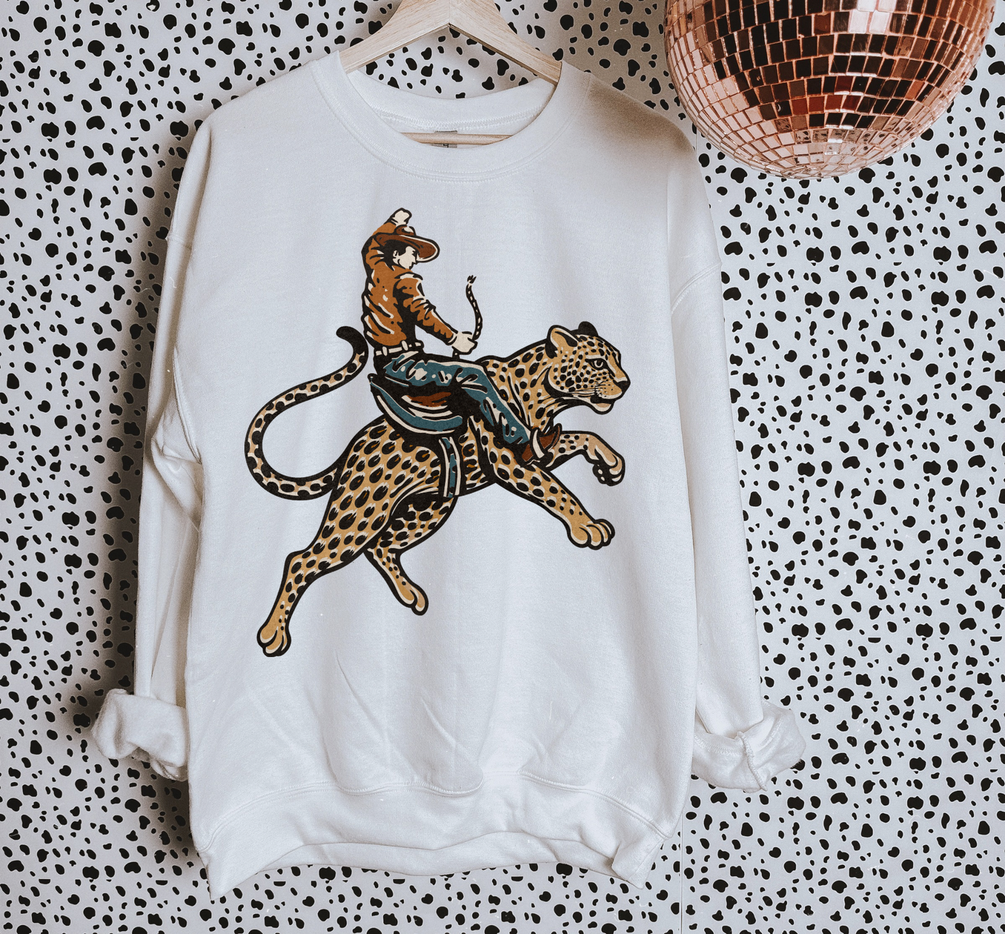 Cowboy Jaguar TEE or CREWNECK