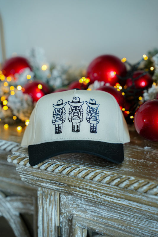 COWBOY NUTCRACKER CANVAS CAP