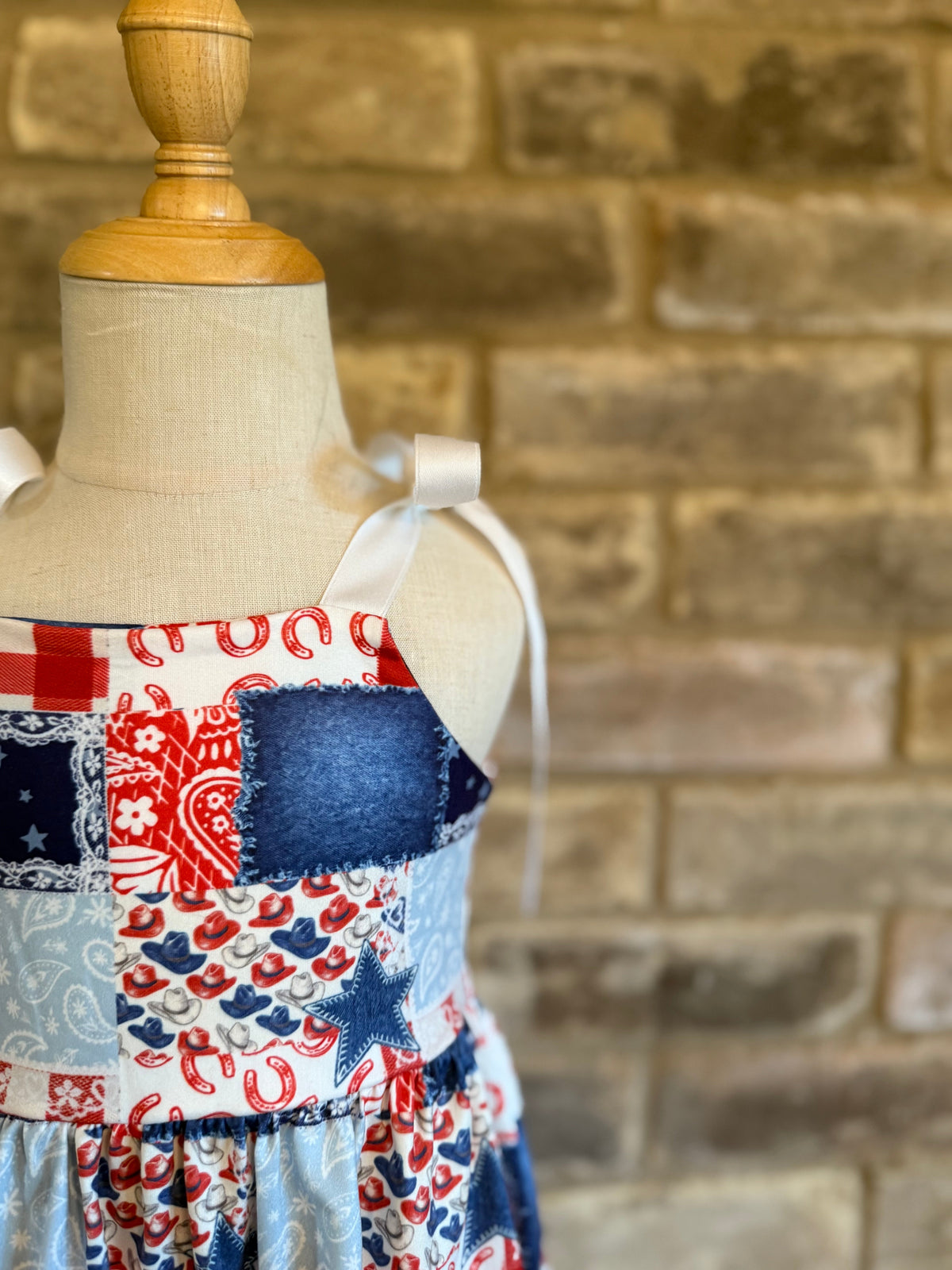 Patriotic Patchwork Dress