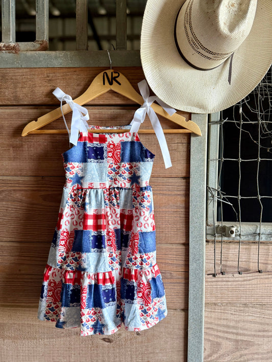 Patriotic Patchwork Dress