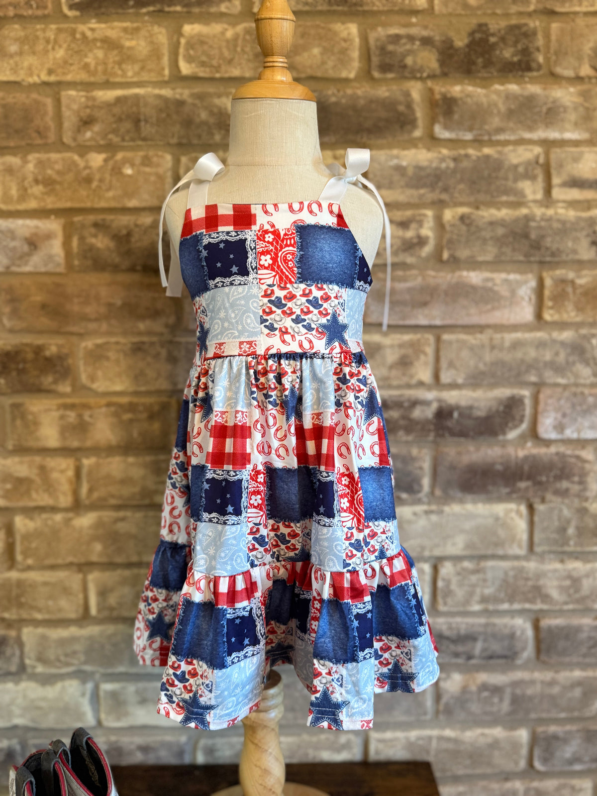 Patriotic Patchwork Dress