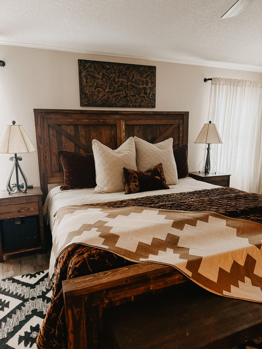 PRESIDIO TAN Oversized Throw Blanket