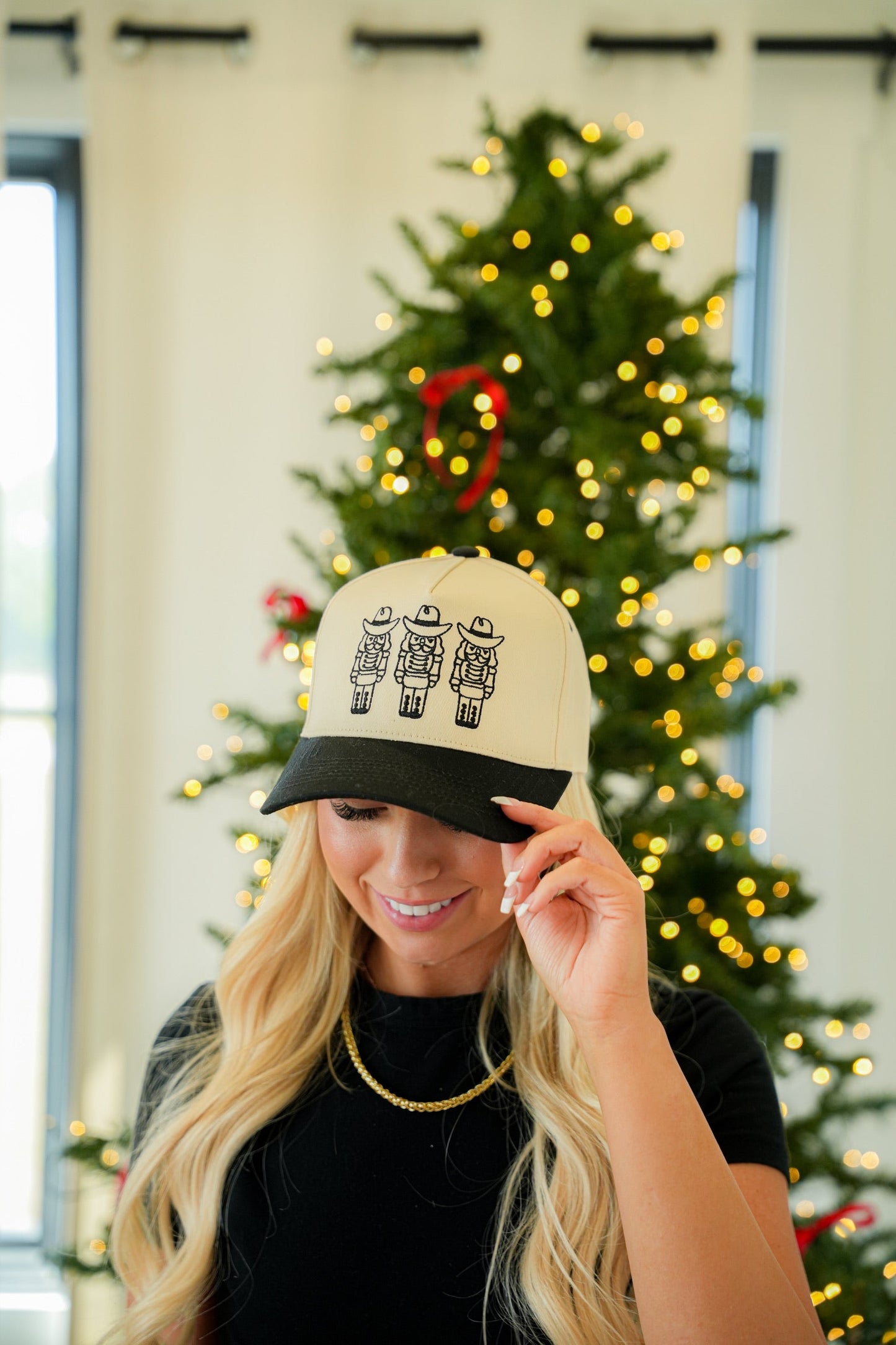 COWBOY NUTCRACKER CANVAS CAP