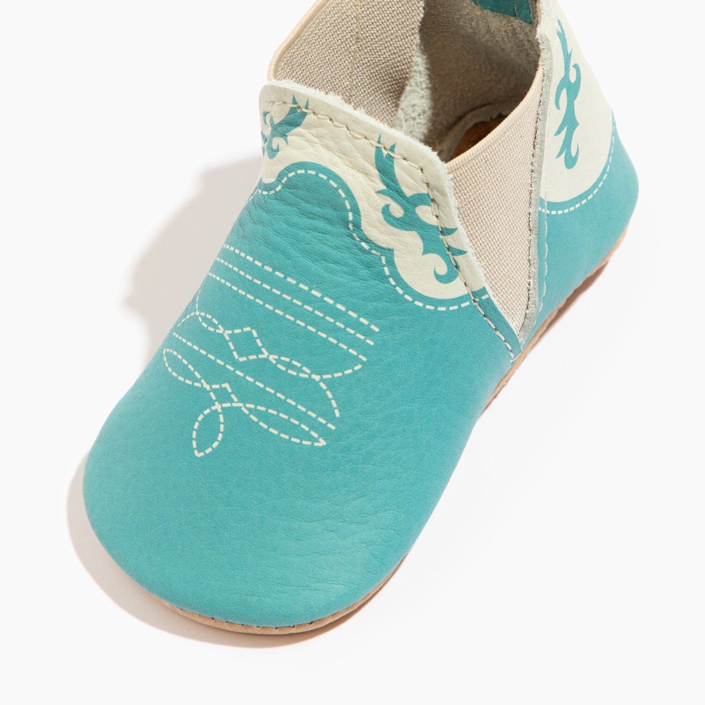 Turquoise Cowboy Chelsea Boot-Baby