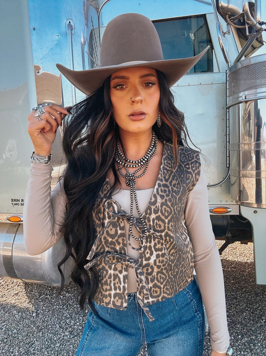 The Charli Leopard Top