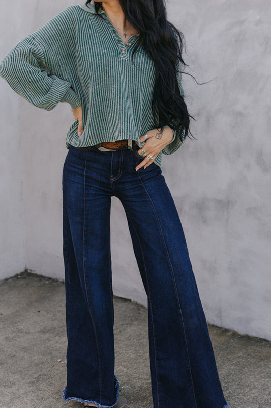 PRE-ORDER The Loretta Trouser Jean in Dark Wash