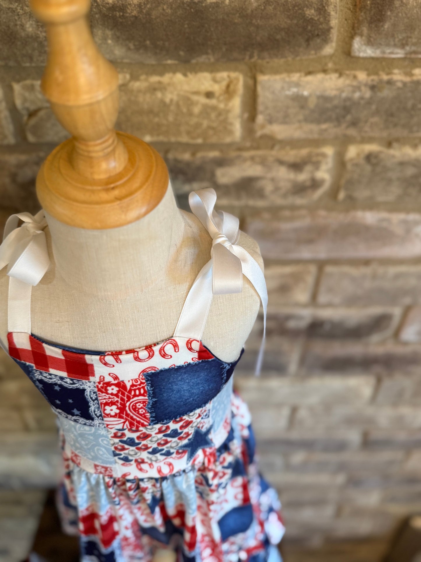Patriotic Patchwork Dress