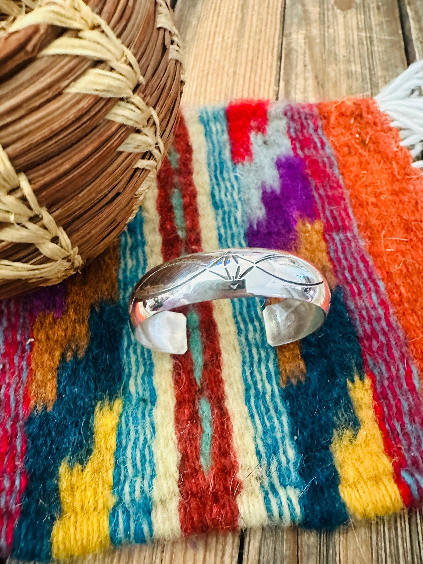 Handcrafted Sterling Silver Baby Cuff